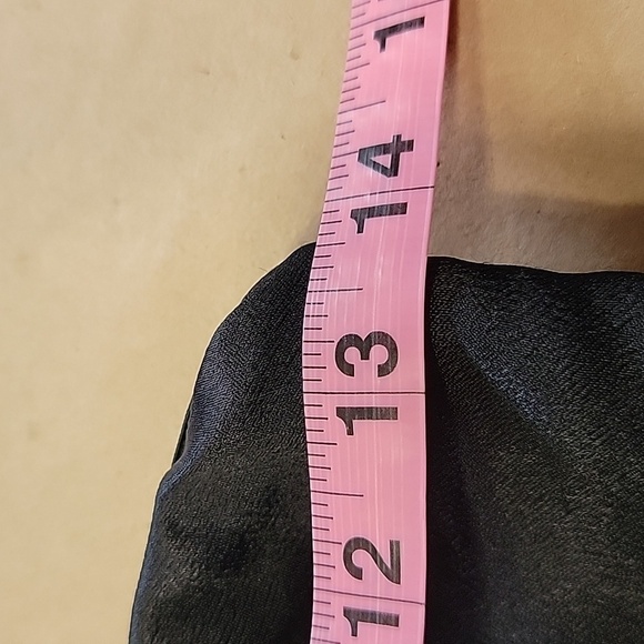 MNG Mango Size XS Black Satin Bandeau Corset Top, Excellent Used Condition - Picture 10 of 14